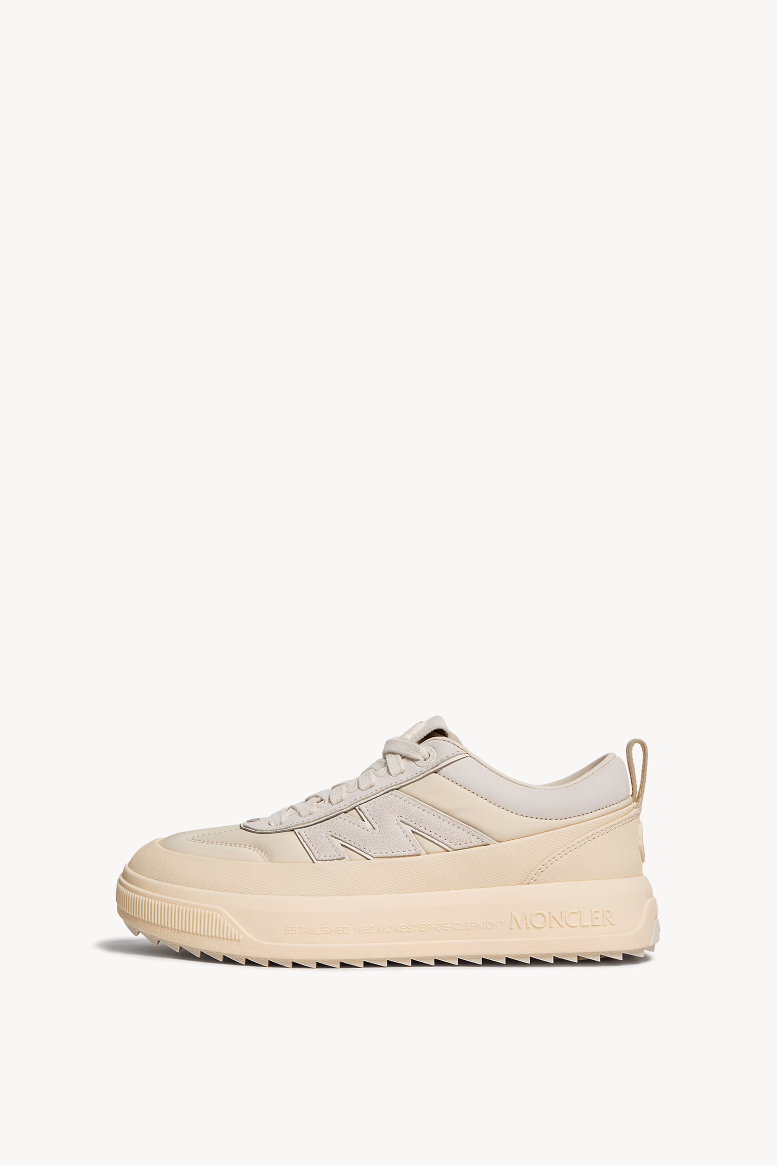 Moncler Altive Nubuck & Suede Sneakers Women Light Beige Moncler 0